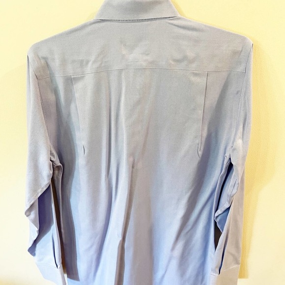 Joseph & Feiss Button Down Shirt Blue Neck 15 M - Picture 7 of 8